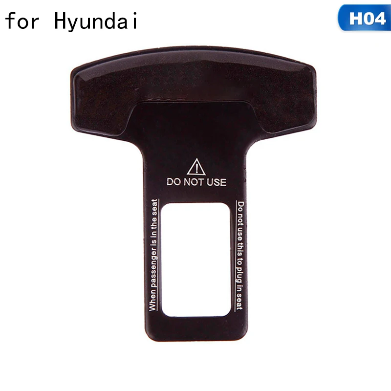 H04 For HYUNDAI 1 шт. автомобиль-Стайлинг из углеродного волокна автомобильный ремень безопасности пряжки зажимы Застежка Вставка автомобиль-вставленный в рамку открывашка для бутылок для KIA для BWM X5 - Название цвета: H04 For HYUNDAI