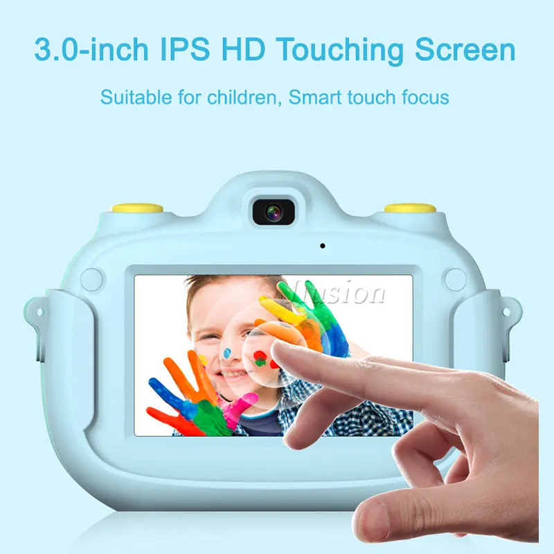 Детская цифровая видеокамера мини камера с Wi Fi фотокамера 3 дюймовым дисплеем