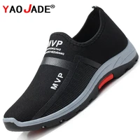 summer mesh mens sneakers lightweight men shoes tenis masculino walking shoes breathable slip on mens loafers zapatillas hombre