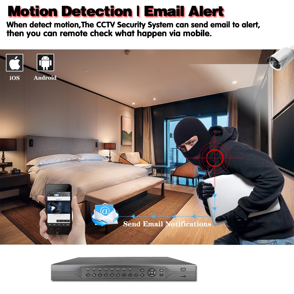 

Face Detection 4K 16CH NVR CCTV Camera System Outdoor Waterproof Security Audio Record POE IP Camera Video Surveillance set
