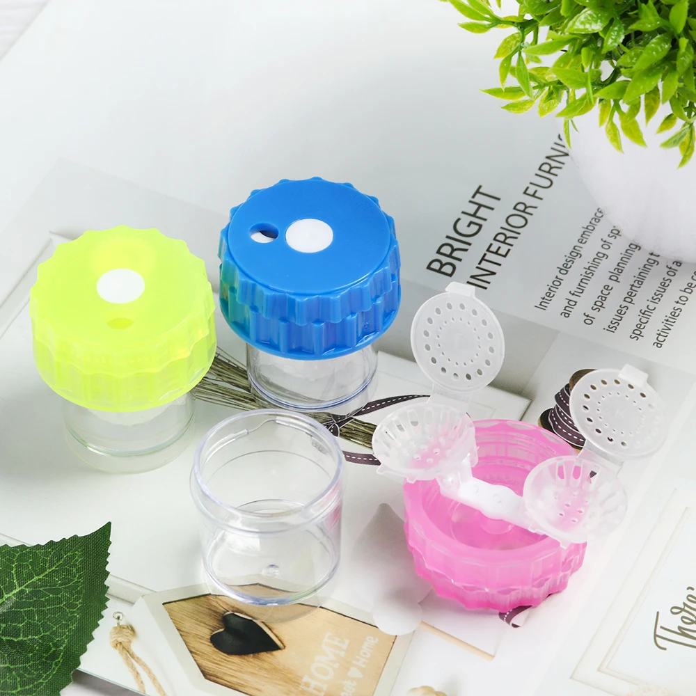 1 шт. вращающийся стеллаж для контактных линз чехол Карамельный цвет очки