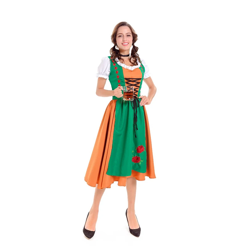 Мужская женская одежда на Хэллоуин праздничная для пива Lederhosen Немецкий