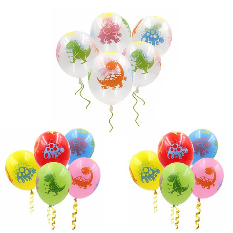 

10pcs Dinosaur Party Ballons Celebration Ballons Happy Birthday Party Supplies for Kids Toy Cartoon Gift