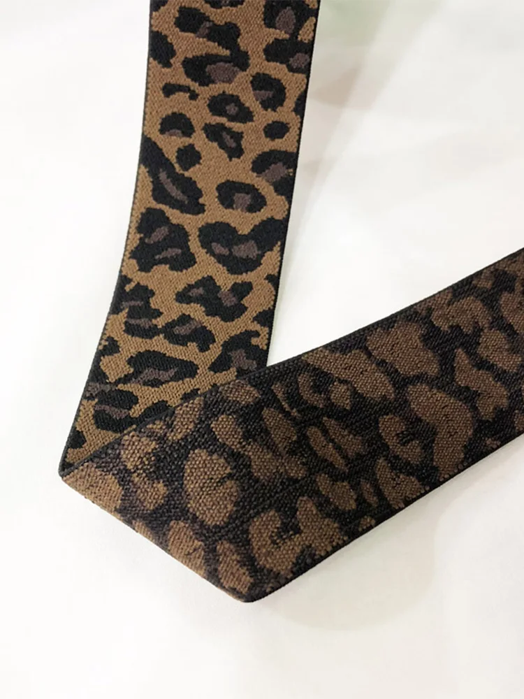 Ширина 40 мм 5 м/10 м Леопардовый цвет аксессуары для изготовления головной повязки