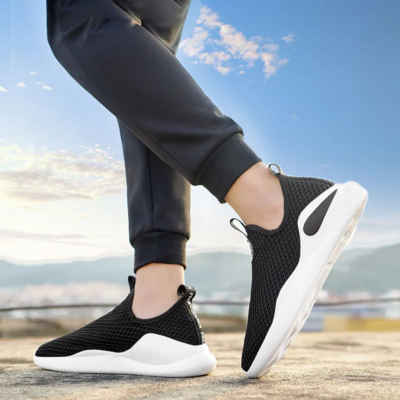 Damyuan Breathable Running Shoes 46 Fashion Lightweight Mens Sneakers 45 Comfortable  Casual Outdoor Jogging Men's Sports Shoes