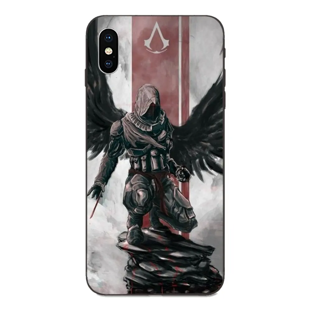 as picture Чехол из ТПУ для Apple iPhone 4 4s 5 5S SE 6 6S 7 8 Plus X XS Max XR с запросом александриса черепа Assassins Creed - Цвет: as picture