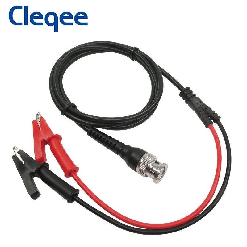 Cleqee P1003 BNC Q9 штекер к двойному зажиму типа крокодил коаксиальный кабель сделай сам