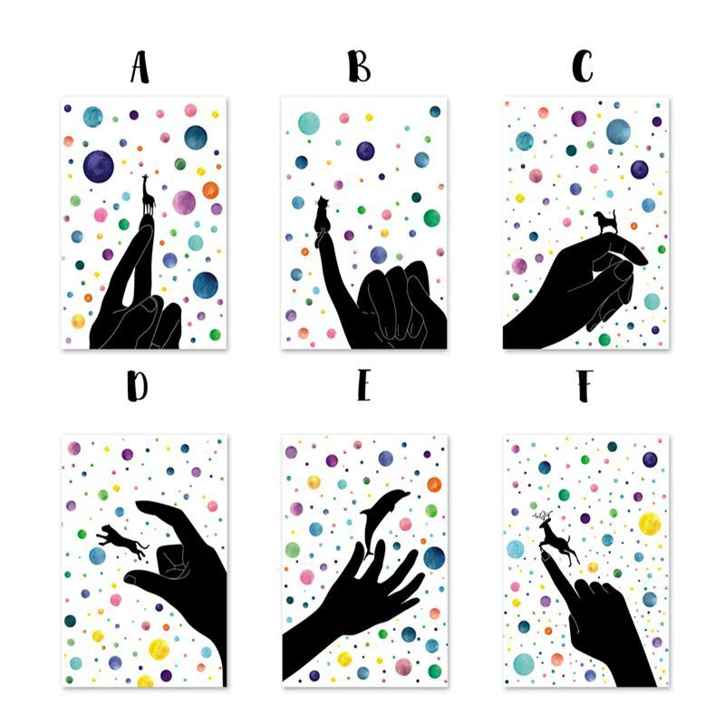 Картина на холсте с изображением звездного неба пальцев звезд животных | Дом и