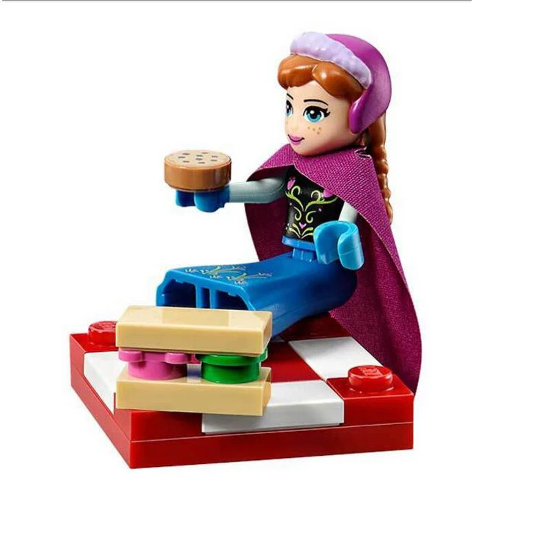 316PCS Legoinglys Girls Friends Dream Princess Elsa Ice Castle Anna Set Model Building Blocks Bricks Xmas Gifts Toys | Игрушки и хобби