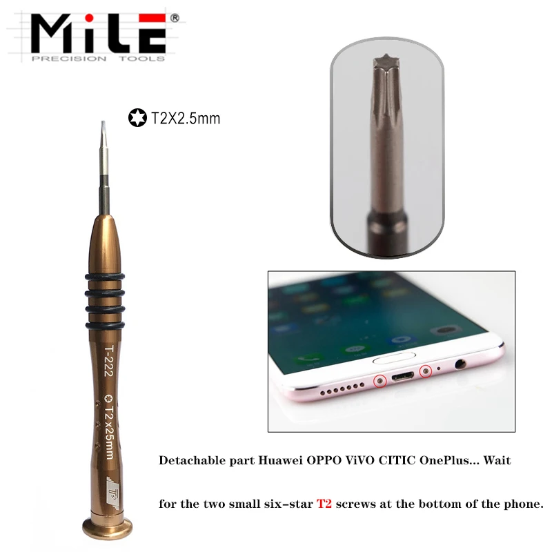 1Pc Magnetic Screwdriver 0.8 Pentalobe 1.3 1.5 2.5mm Cross 0.6 Y Tip Hexagon for Mobile Phone MP3 Opening Repair Tools - купить по