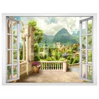 Алмазная вышивка Dpsprue, 5D, квадратная вышивка, пейзаж для окон, Алмазная мозаика, украшение для дома FS02