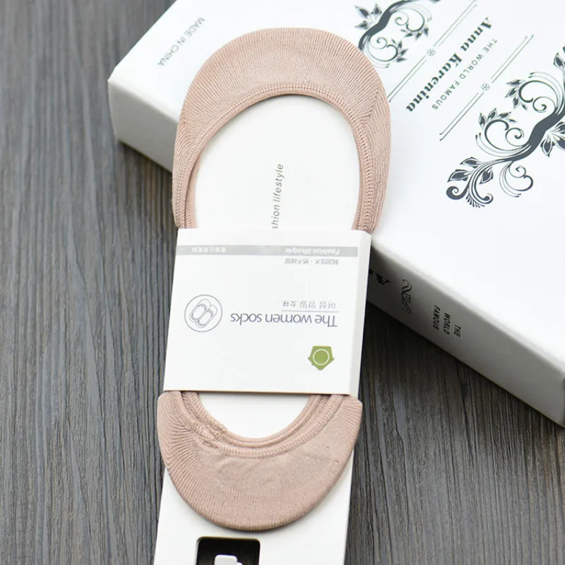 Женские носки с закрытым носком JXWZ06 летние тонкие невидимые носки-лодочки