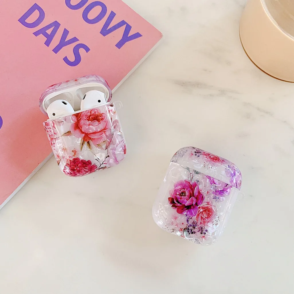 Чехол flora для AirPods 1/2 чехол Роскошный Подсолнечник силиконовый защитный чехол для Air pods чехол для беспроводных наушников чехол s funda capa