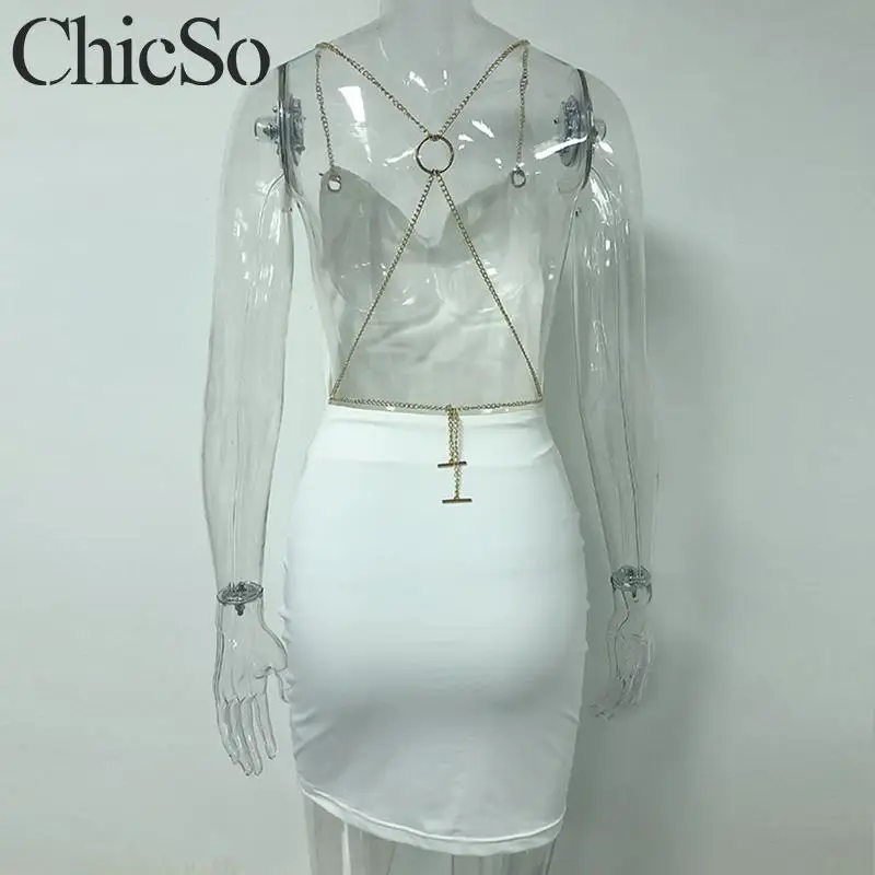 MissyChilli сатиновое элегантное белое платье с открытой спиной для женщин цепочкой