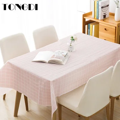 TONGDI портативный Настольный плед PEVA водостойкий маслостойкий экологичный