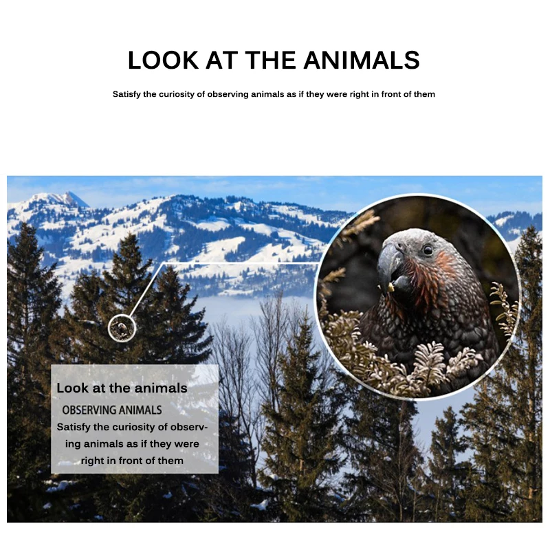 Профессиональный монокулярный телескоп водонепроницаемый мобильный военный