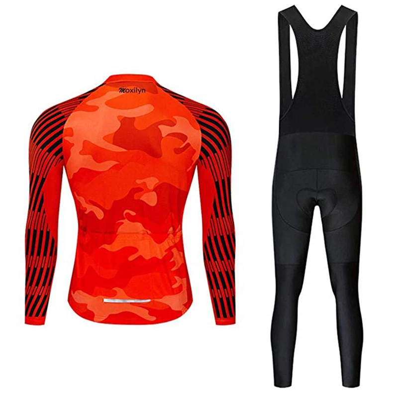 SISVIP зимний термальный флисовый комплект для велоспорта велосипедная одежда MTB