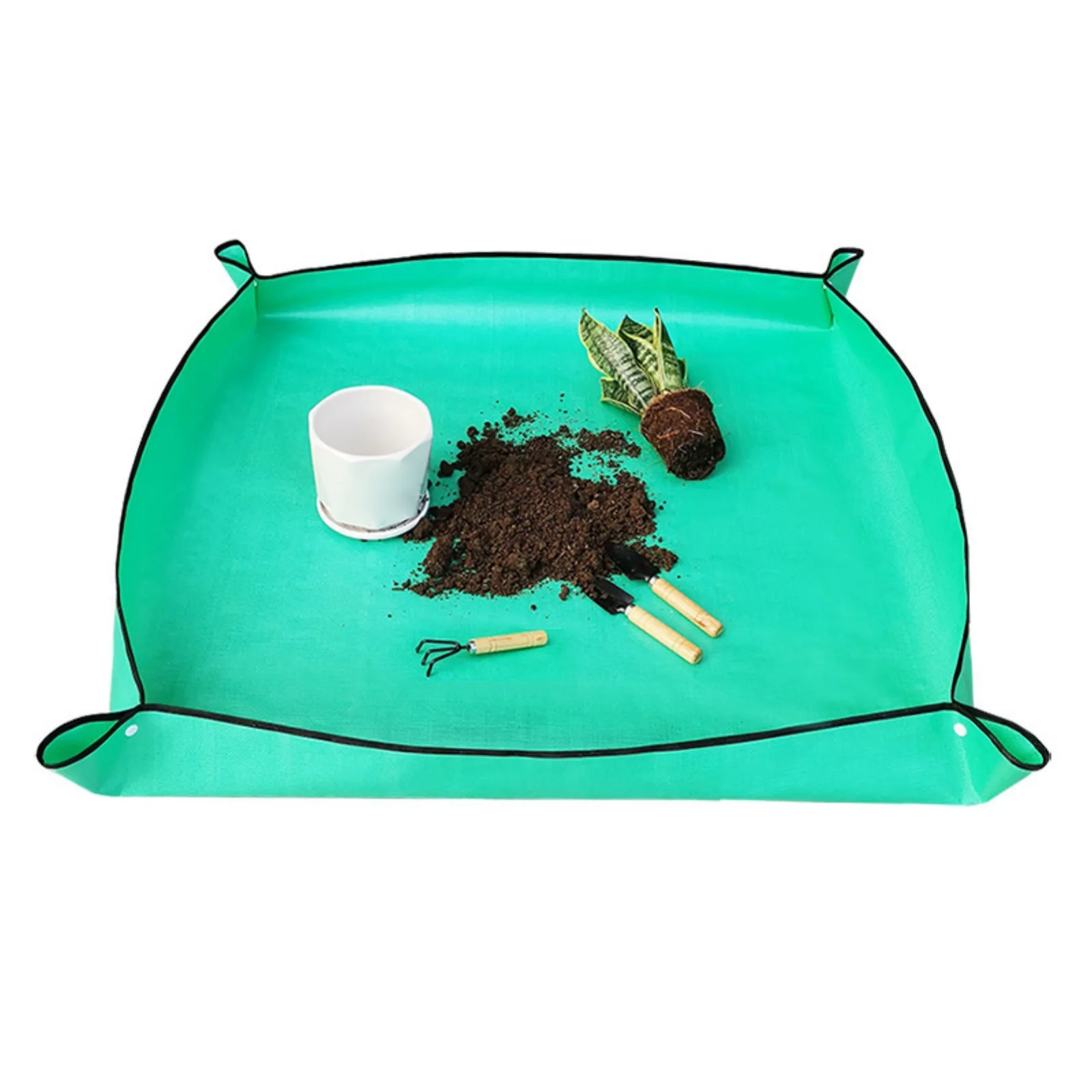 

Садоводство высадка коврик из ткани Оксфорд Коврик для пересадки растений складной коврик для горшка для садоводства водонепроницаемый ко...