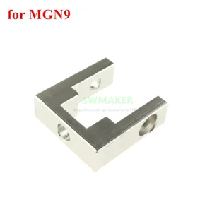 1 шт., детали для 3D-принтера Voron, 2020 профильный фиксированный блок, MGN9 линейный направляющий фиксированный блок, slver высокое качество