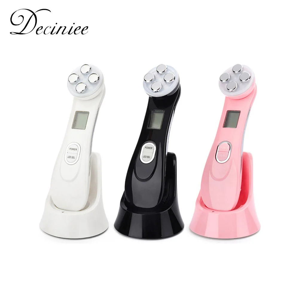 

Face Skin EMS Mesotherapy Electroporation RF Radio Frequency Facial LED Photon Skin Care Device Face Lift Tighten Beauty Machine