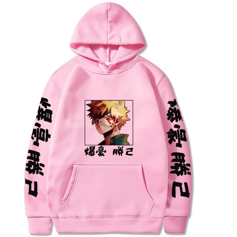 

Anime My Hero Academia Hoodie Pullovers Tops Loose Long Sleeves