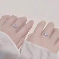 star moon ring girl student couple adjustable finger girlfriends rings