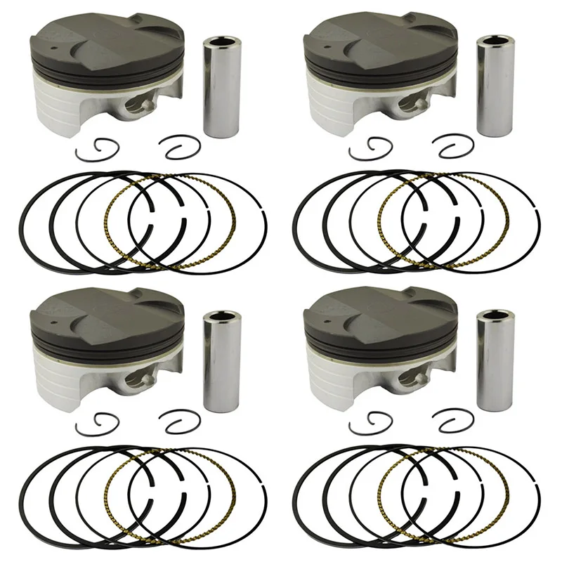 4pcs assemby75mm Размер цилиндра мотоцикла 75 75,25 75,50 мм комплект поршневых колец для HONDA CBR1000RR Fireblade 2004-2007 - Цвет: 4pcs assemby75mm