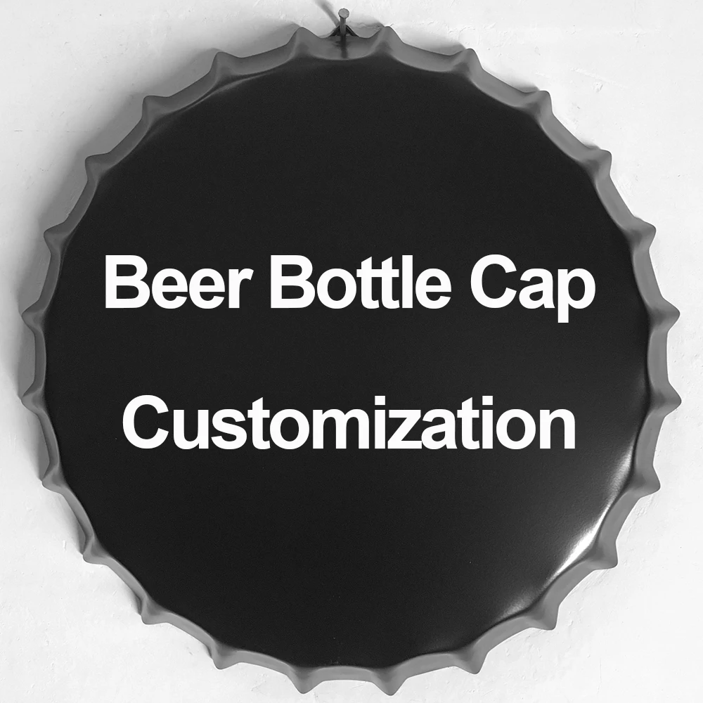 Винтажная Металлическая Вывеска на бутылку пива настенное украшение в стиле