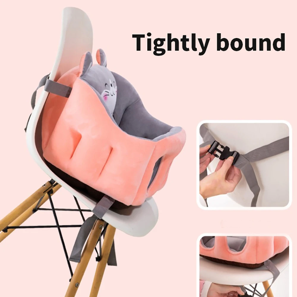 Новый мультяшный портативный детский обеденный стул многофункциональный