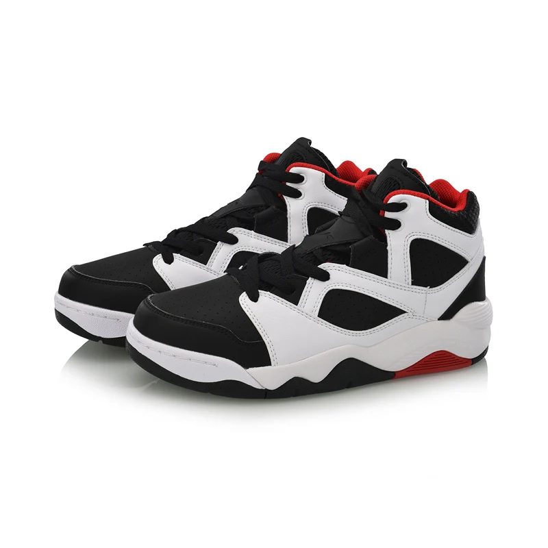 Женские Ретро кроссовки Li-Ning BADFIVE 90 GS баскетбольная культура теплая флисовая