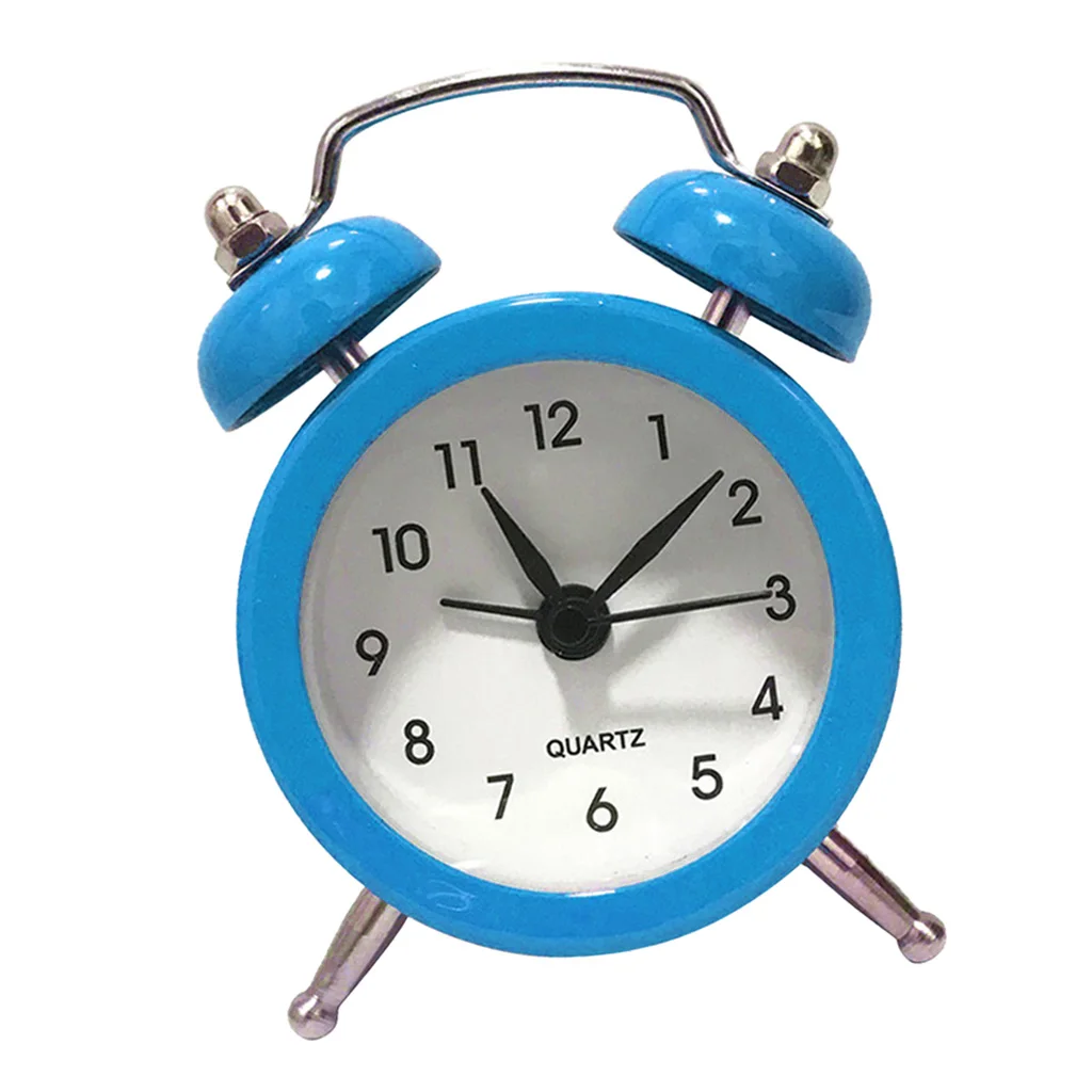 

Cute Cartoon Dial Number Round Desk Alarm Clock For Kids Bedroom Home Decor