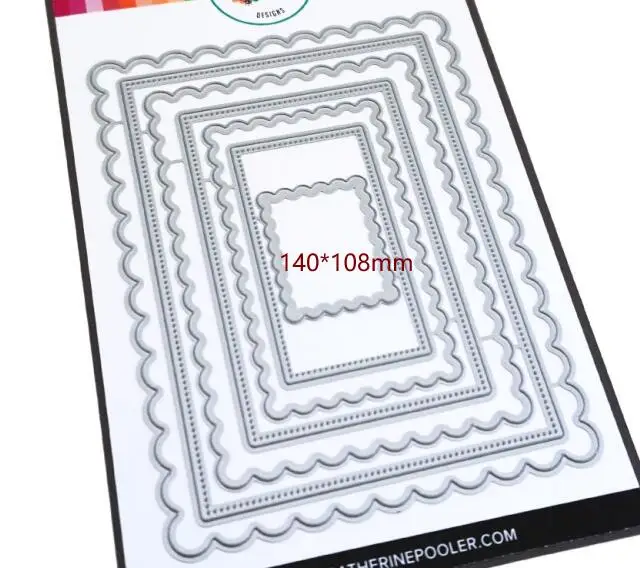 Металлические штампы для резки, фестоны и Точечки, форма для высечки карточек, скрапбукинга, бумаги, рукоделия, нож, форма, лезвие, Дырокол