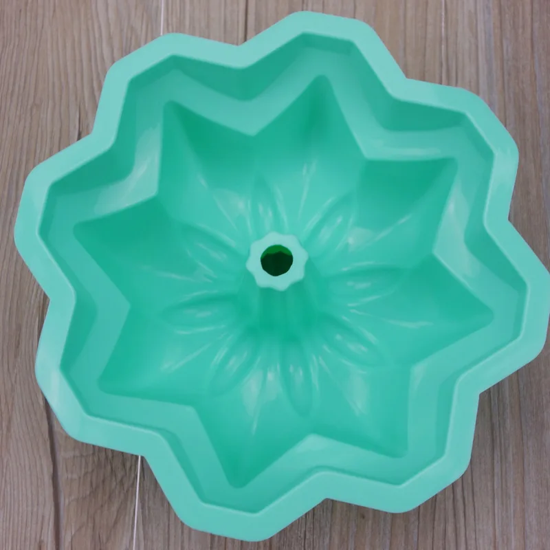 Силиконовые большие формы для торта форма в форме цветка короны инструменты