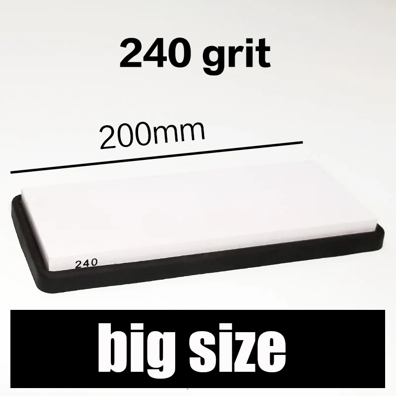 big size 200MM 240 240 600 1500 4000 6000 зернистость профессиональная точилка для ножей точильный камень масляные камни - Цвет: big size 200MM 240