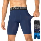 Летние мужские Компрессионные шорты, мужские тренировочные шорты для спортзала, нижнее белье, быстросохнущие трико для фитнеса и бега, мужские спортивные шорты