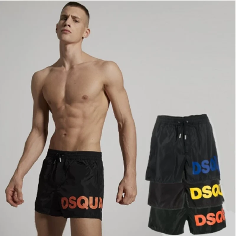 

2021 DSQ2 Men's Summer New Trend Beach Surf Pants Gym Training Breathable Wicking Shorts Casual Sports Running Three-Point Pants