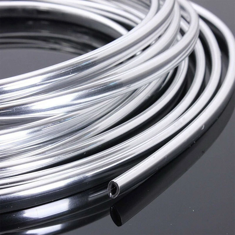 

Door Decorative Strip 6 Meters Silver Accessories Replacement Outdoor Trim