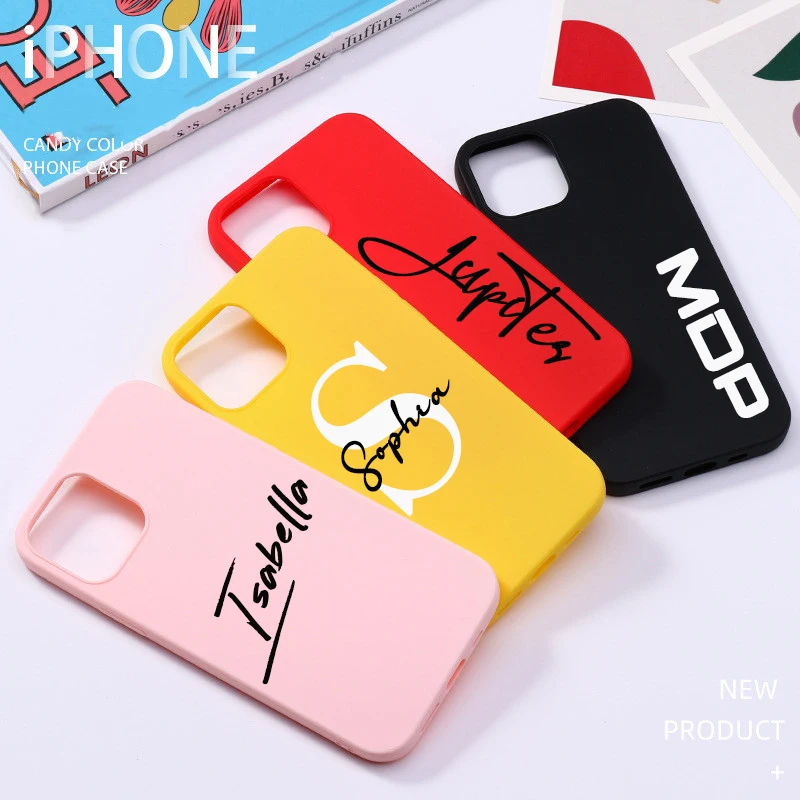 Чехол с надписью сделай сам для iPhone 12 Mini 11 Pro Max SE 2020 роскошный силиконовый чехол 8