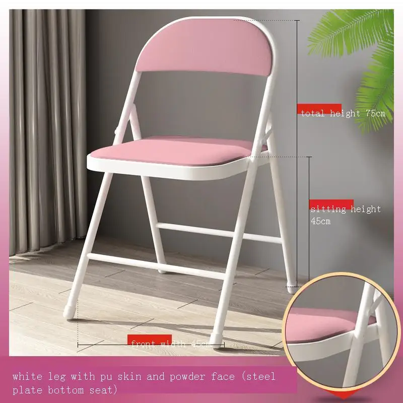 

Vanity Lounge Chaise Living Room Furniture Modern Portable Sedie Sillon Cadeira Sillas Modernas Dining Dinner Home Folding Chair