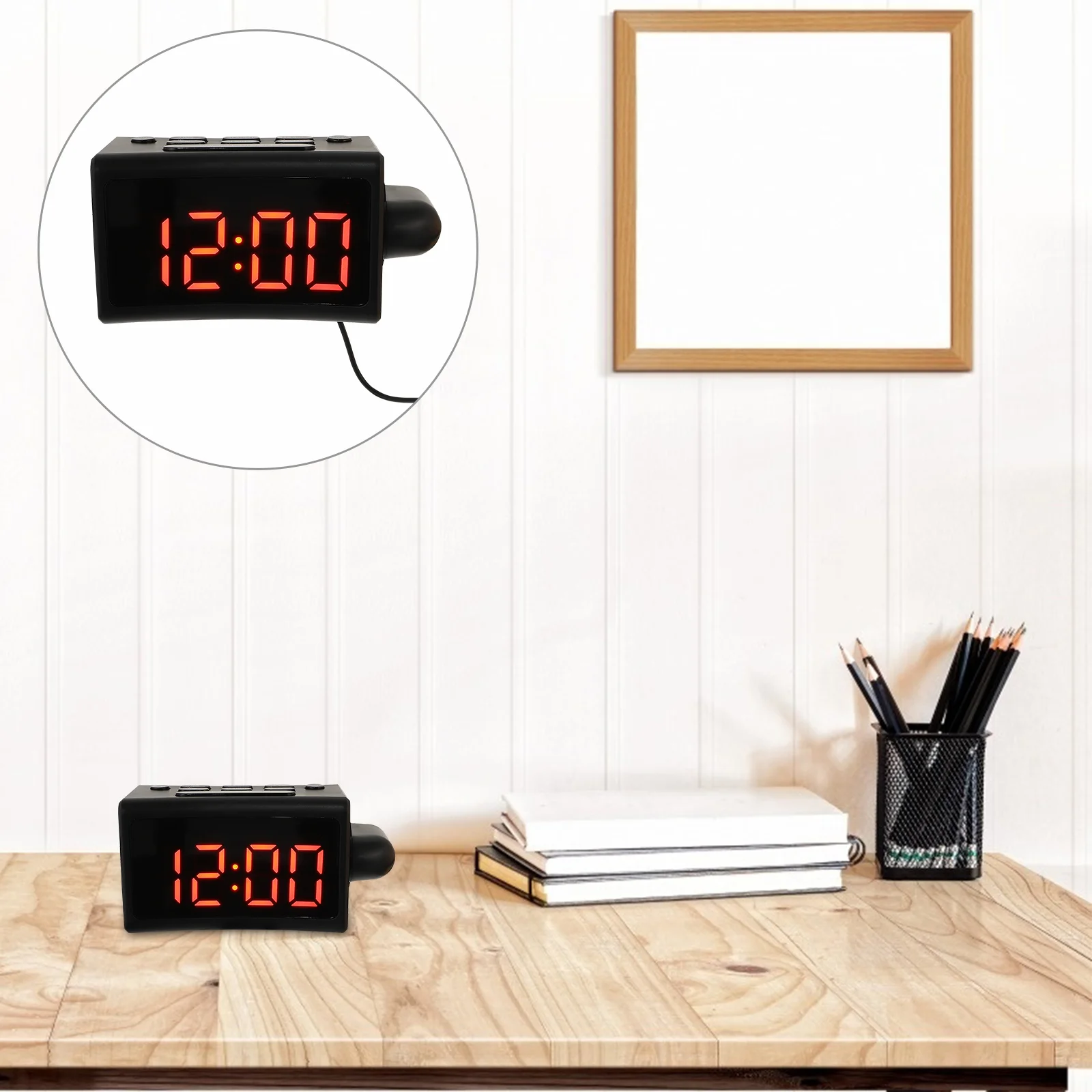 

1 комплект проекционный электронный будильник для помещений будильник проекционные часы