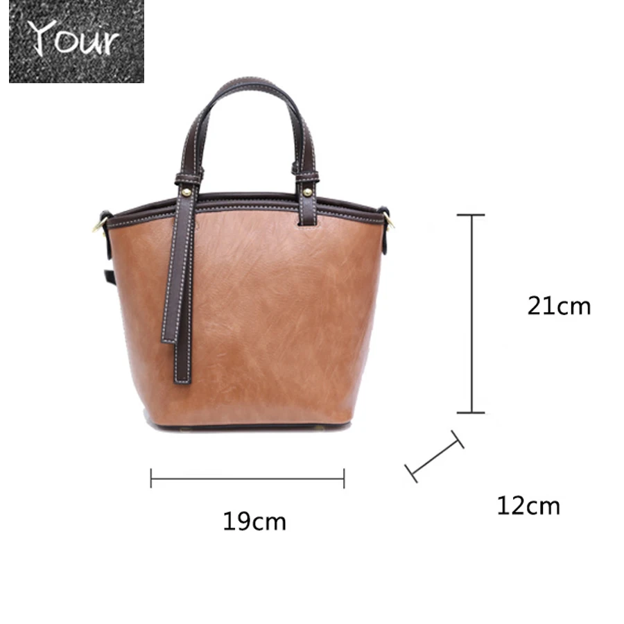 

Vantage Solid Color Tote Bucket Bag Casual Shoulder Crossbody Bags for Women 2021 Small Women's Handbag Designer Clutch Purses