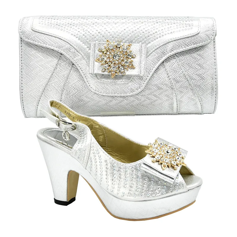 Новинка итальянский комплект из женских туфель и сумочки роскошная дизайнерская