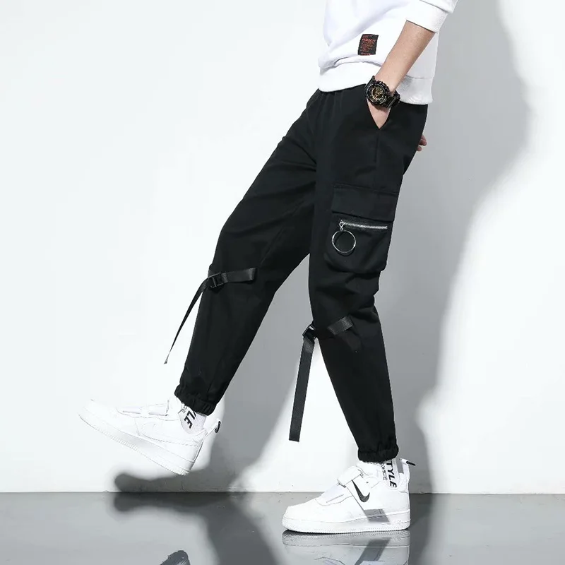 

Sweatpants for Men Streetwear Cargo Pants Harajuku Hip Hop Running Jogging Pants Japan Korean Tactical Pencil Clothes Fashion