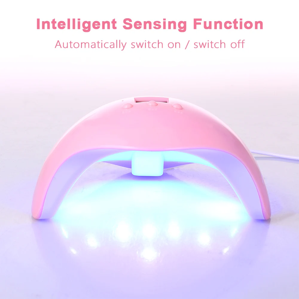 Новая мода 36 Вт мини Сушилка для ногтей портативный УФ LED лампы Гель лак сушильная