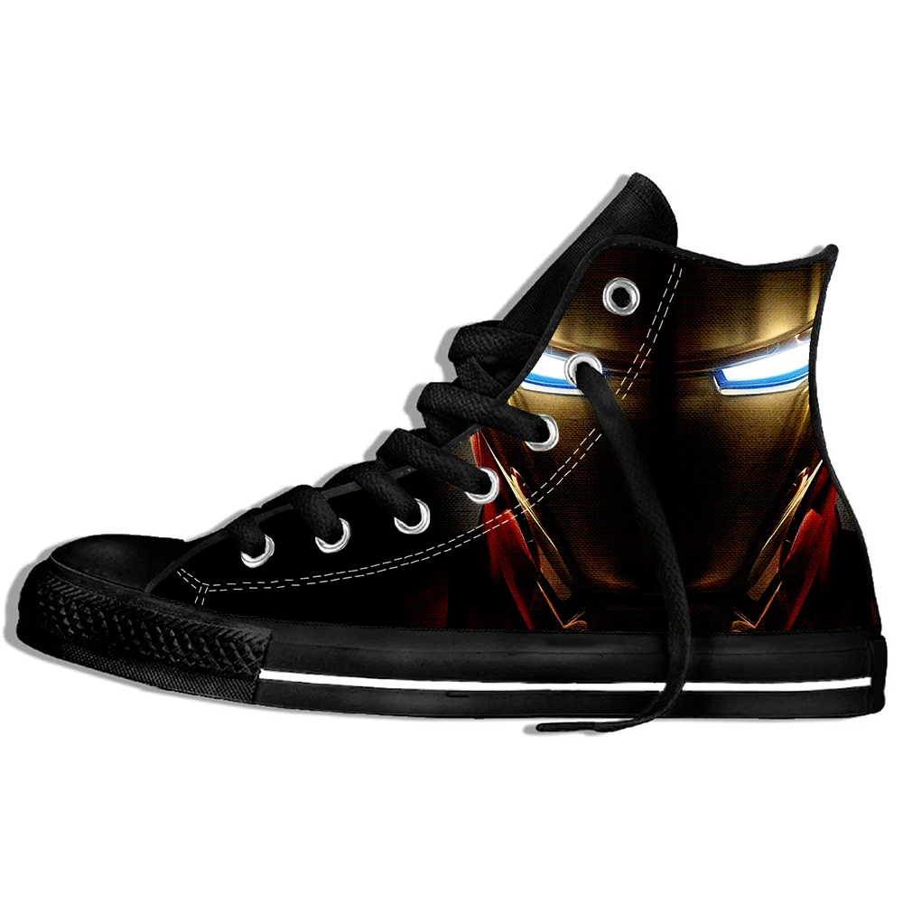 Мстители 4 Бесконечность ВОЙНЫ ЖЕЛЕЗНЫЙ ЧЕЛОВЕК Tony Stark кроссовки для мужчин/wo