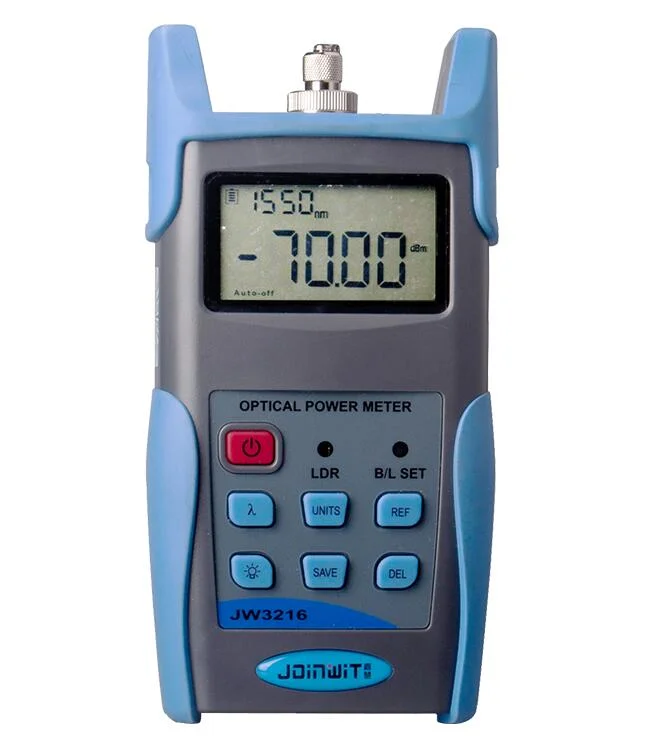 

FTTH JW3216A -70B~+26dBm Handheld Fiber Optical Power Meter Tester