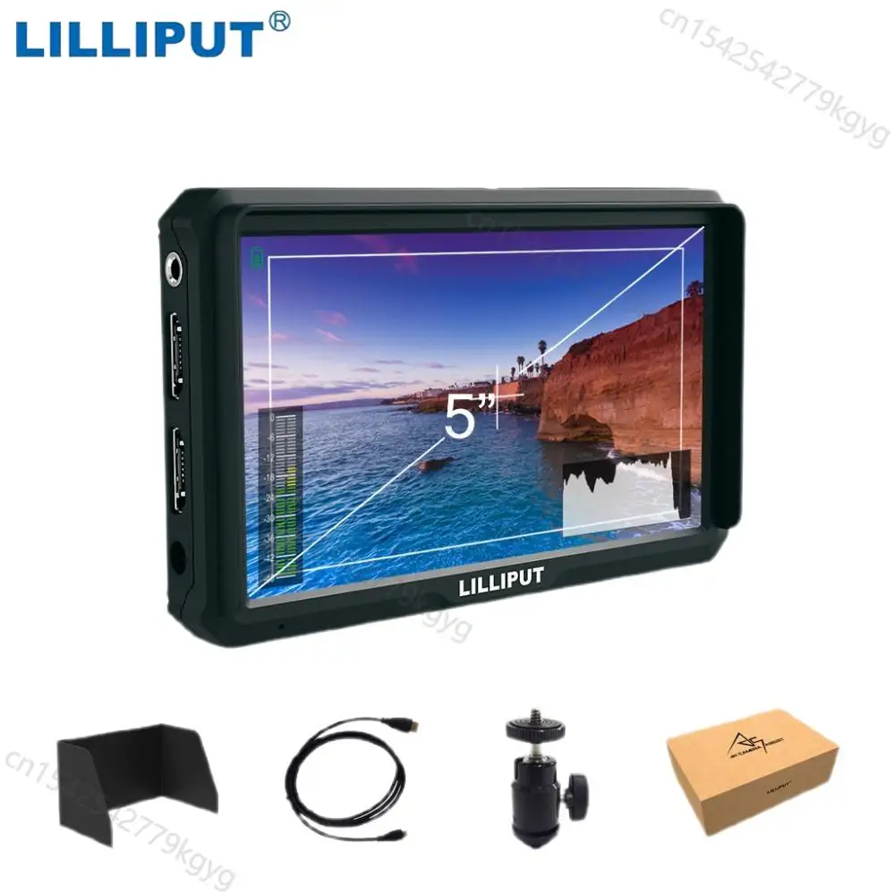 

Lilliput A5 4k 1920*1080 монитор SDI Studio 5-дюймовый портативный полевой DSLR аудио Ips Liliput видео фото внешние мониторы