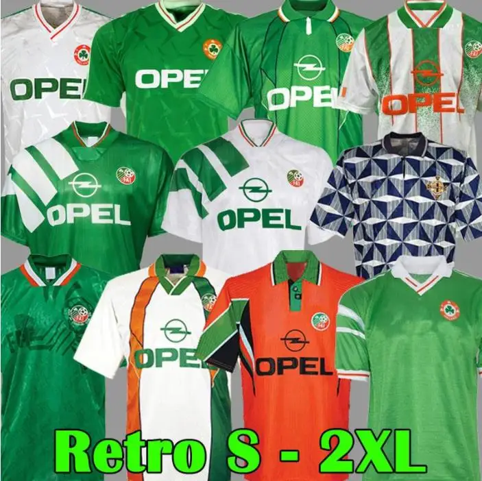

1992 Ireland retro soccer jersey 1990 classic vintage Sheedy 94 95 96 98 McGRATH KEANE HOUGHTON ALDRIDGE football shirts