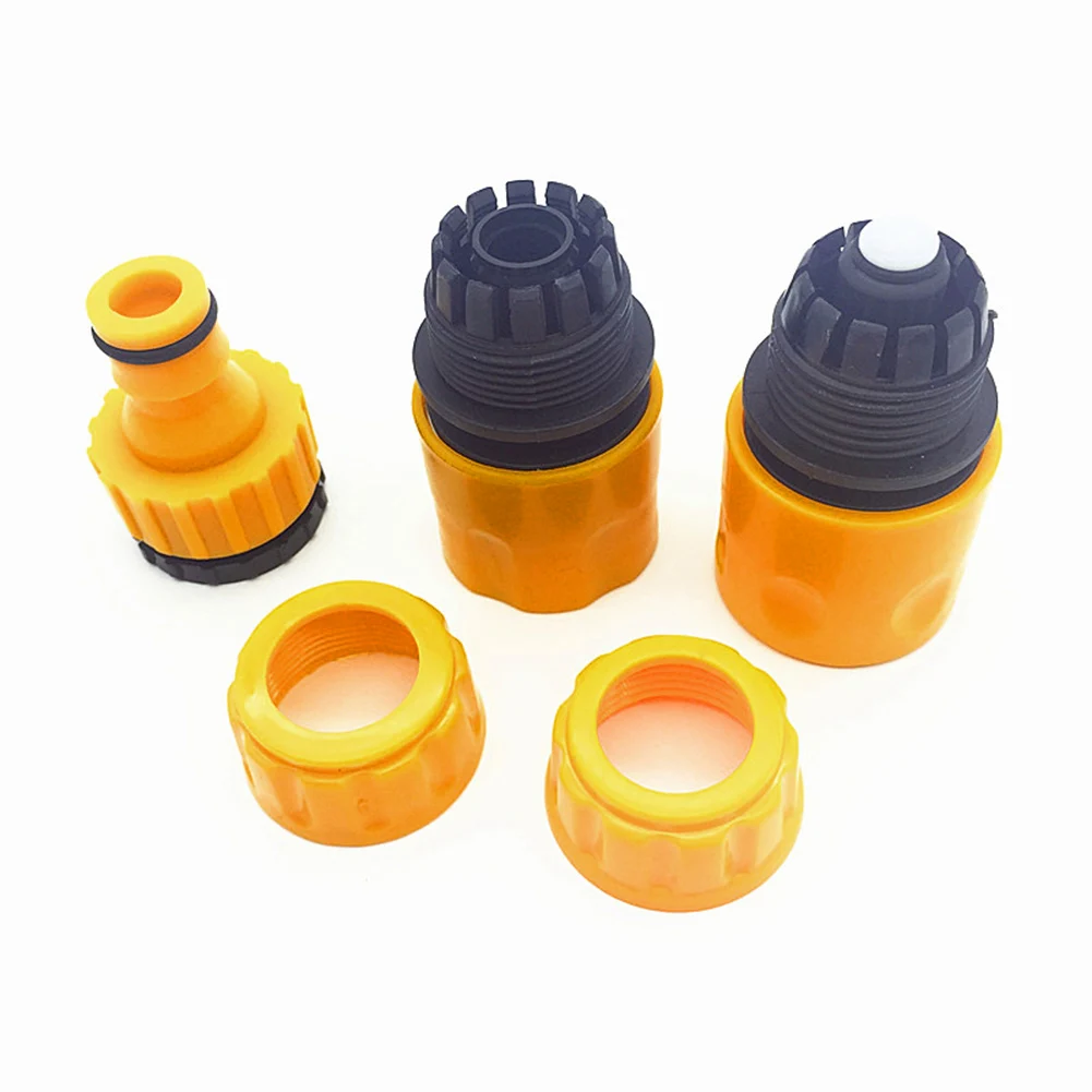 

Adapter Joint 5Pcs Water Sprinkle 3/4" Water Hose Connector Pipe Adaptor Water Tap Hose Pipe Fitting Set Hose Connector