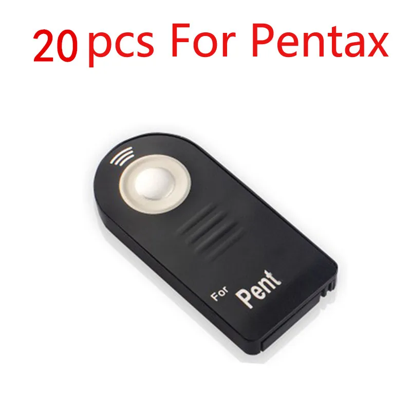 20pcs For Pentax 10/20 штук ML-L3 RC-6 ИК Беспроводной дистанционного Управление для Canon nikon sony pentax Управление; с Батарея - Цвет: 20pcs For Pentax